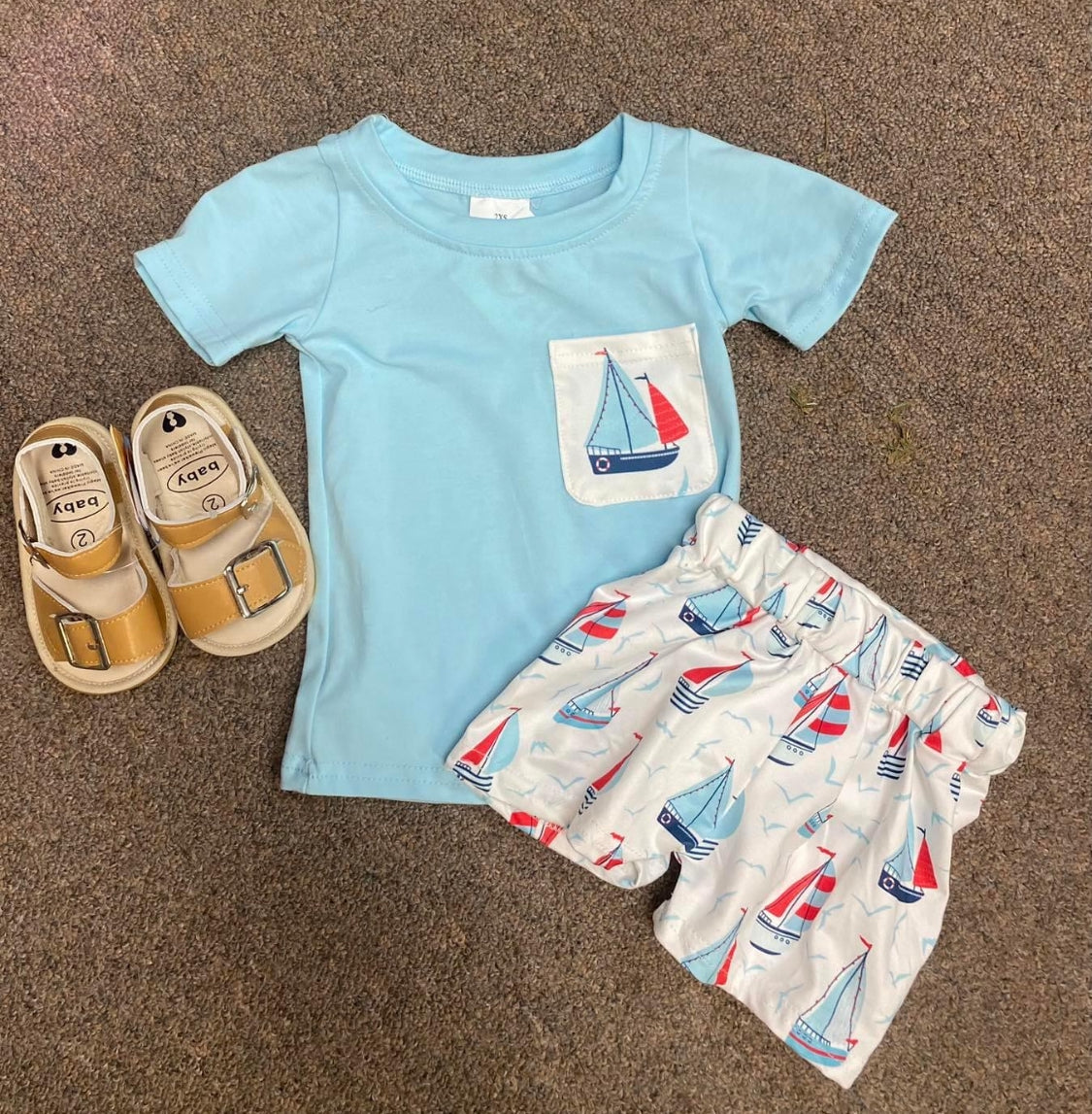 Boys Summer Boat Outfit