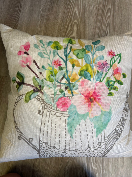 Floral pillows